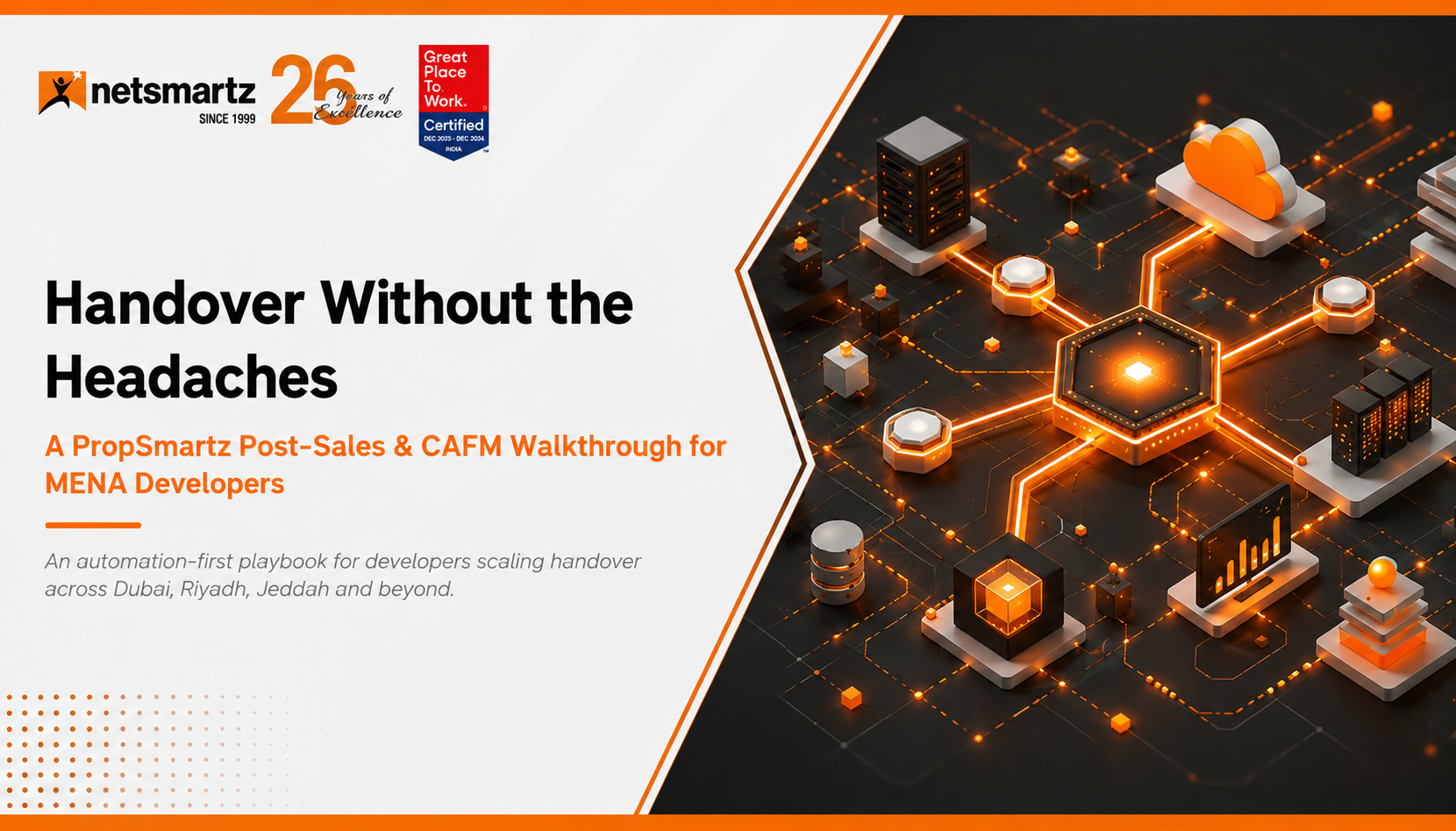 Handover Without the Headaches: A PropSmartz Post-Sales & CAFM Walkthrough for MENA Developers