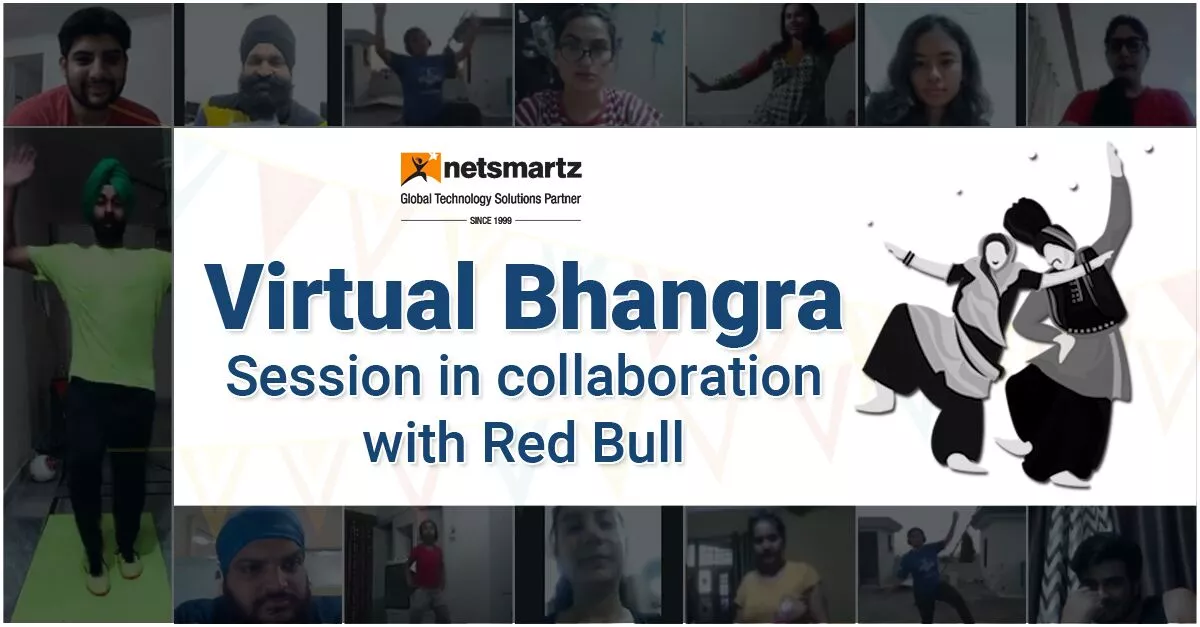 Virtual bhangra session
