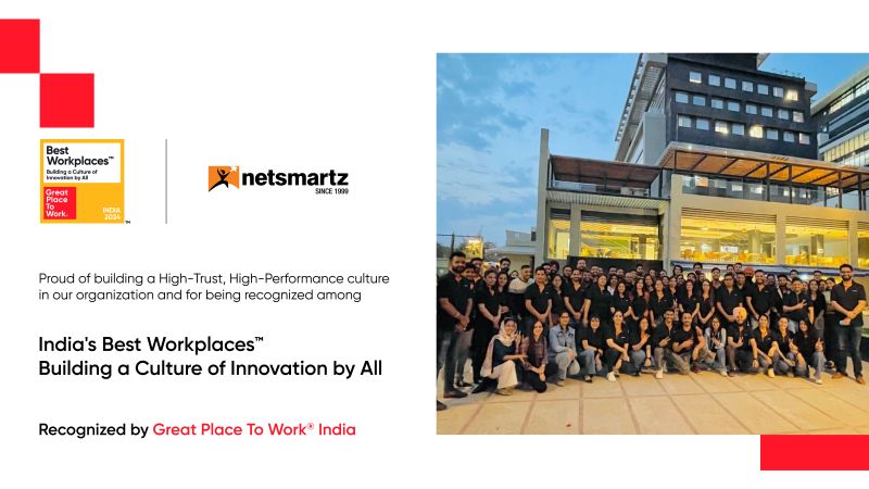 Netsmartz Recognized Among Top 25 India’s Best Workplaces